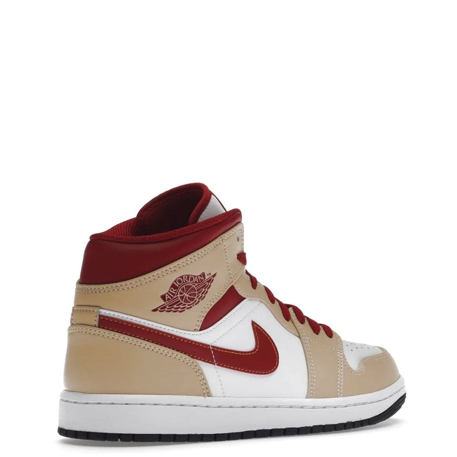 Air Jordan 1 Mid 'Light Cardinal Curry'