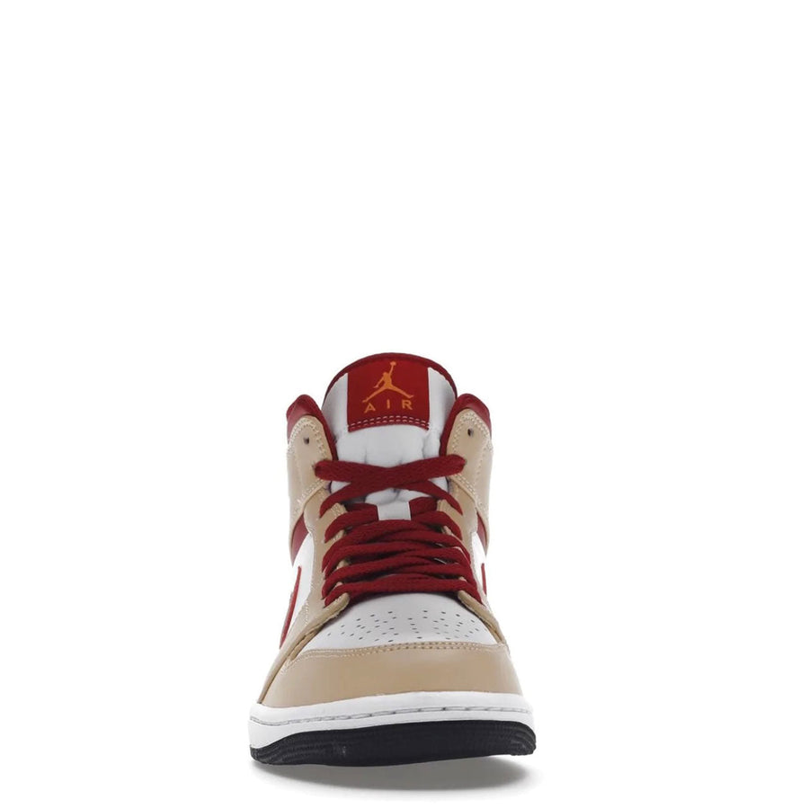 Air Jordan 1 Mid 'Light Cardinal Curry'
